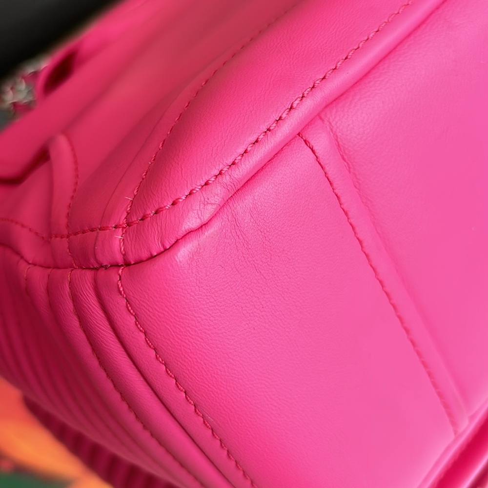 Moschino Couture 1 Milano Barbie Pink Biker Jacket Bag - never Used - Picture 13 of 16